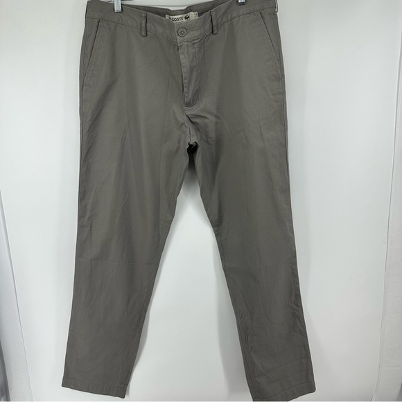 Lacoste Sz 38 Grey Slim Fit Pants NWT